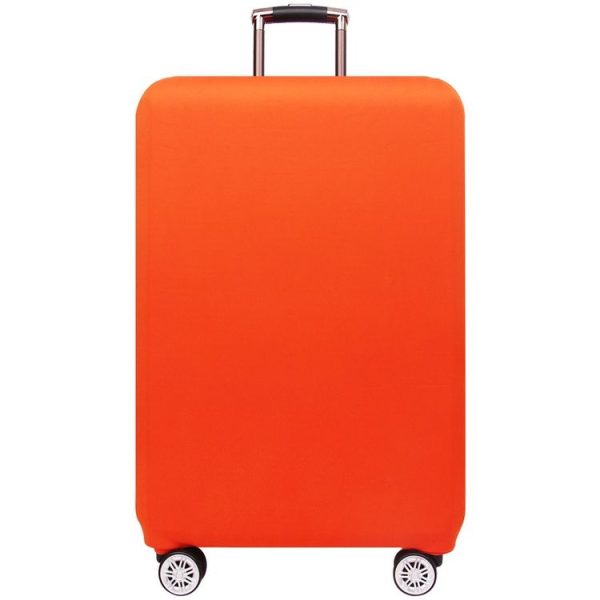 Thickened Wear-resistant Stretch Luggage Dust-proof Protective Cover, Size: M (Orange Red)