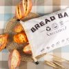 Cotton TPU Bread Bag With Clasp Reusable Storage Bag (Beige) - Image 5