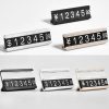 Metal Digital Grain Price Display Micro Standing Plate, Size: Single Layer (Black) - Image 2