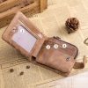 BULL CAPTAIN 01 Multifunctional Detachable Vintage Leather Buckle Horizontal Wallet (Coffee) - Image 2