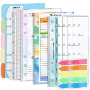 A6 6 Hole Budget Book Loose-leaf Replacement Core Handbook Insert, Spec: Kit 1