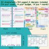 A6 6 Hole Budget Book Loose-leaf Replacement Core Handbook Insert, Spec: 3 In 1 - Image 2