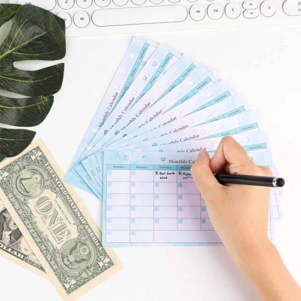 A6 6 Hole Budget Book Loose-leaf Replacement Core Handbook Insert, Spec: 3 In 1 - Image 4