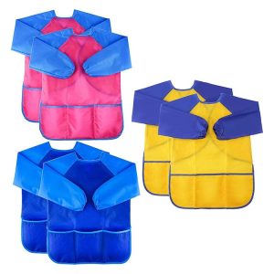 6 PCS / Set Children Painting Waterproof Stain-proof Backwards Cover-ups (M)