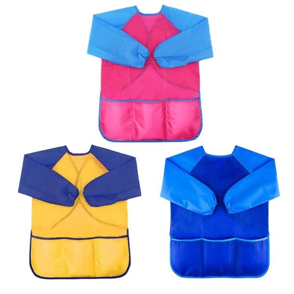 6 PCS / Set Children Painting Waterproof Stain-proof Backwards Cover-ups (M) - Image 2