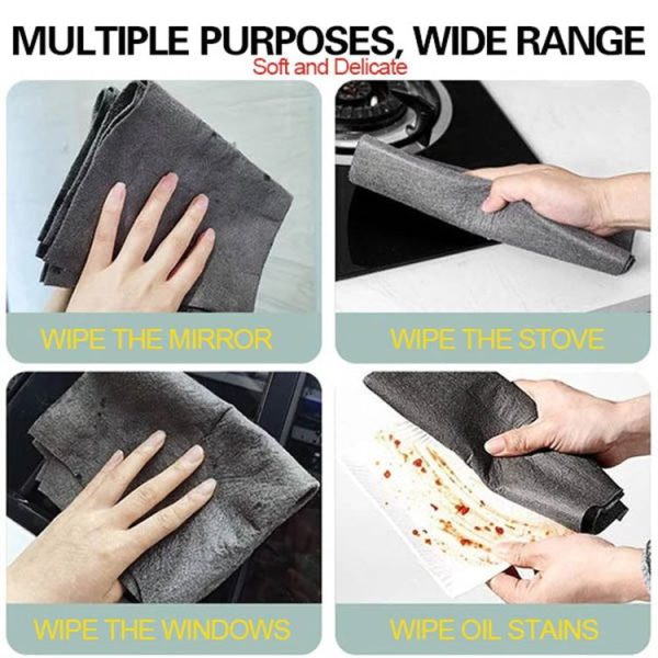 3 In 1 Wiping Cloth Cleaning Cloth For Wiping The Glass And Car Without Leaving Marks, Size: 50x50cm - Image 6