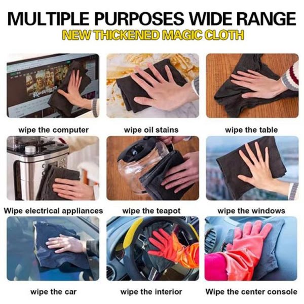 3 In 1 Wiping Cloth Cleaning Cloth For Wiping The Glass And Car Without Leaving Marks, Size: 50x50cm - Image 7