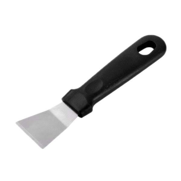 Hood Decontamination Cleaning Spatula Fridge Defrosting Tool (Stainless Steel Scimitar)