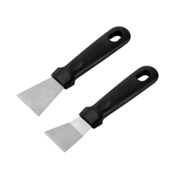 Hood Decontamination Cleaning Spatula Fridge Defrosting Tool (Stainless Steel Scimitar) - Image 2