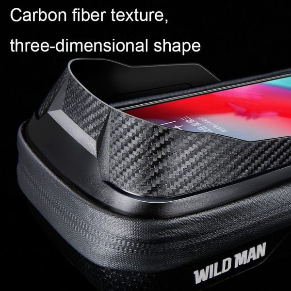 WILD MAN E16 EVA Hard Shell Touch Screen Handlebar Bag Cycling Equipment (Black) - Image 5