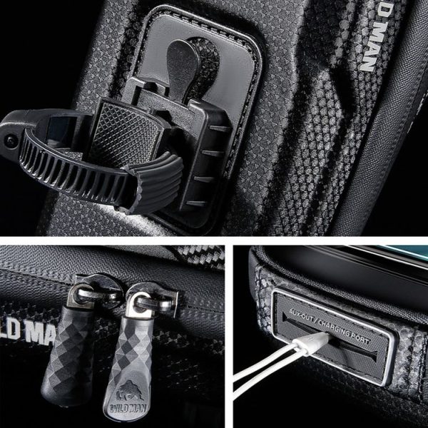 WILD MAN E16 EVA Hard Shell Touch Screen Handlebar Bag Cycling Equipment (Black) - Image 7