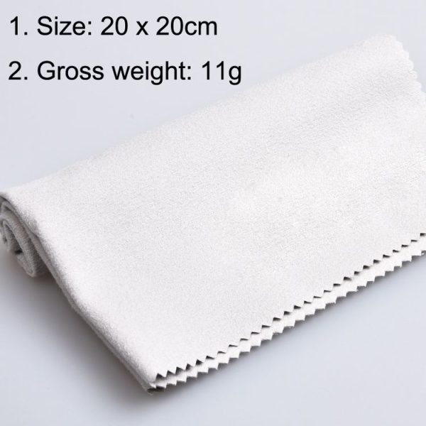 10PCS Wind Guitar Cleaning Cloth Piano Wipe Jean Cloth (Gray) - Image 5