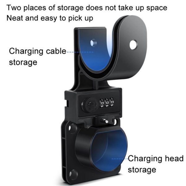 Tesla Charging Pile Anti-Theft Protection Rack, Style: With Password - Image 5