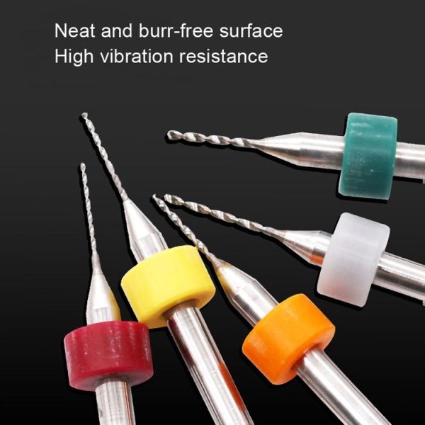 10 In 1 PCB Tungsten Steel Drill Bits Carving Miniature Drill Bits, Size: 0.6-1.5mm - Image 4