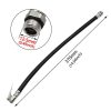 2 PCS Bicycle Car Tire Rubber Tube Pump Nozzle, Specification: 12.5mm Black - Image 2