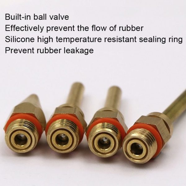 Hot Melt Glue Tool Copper Nozzle Fine Hole Dispensing Head, Size: 3.0x50mm - Image 2