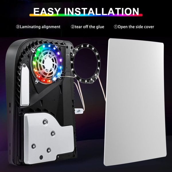 PS5 RGB Lights Strips 8 Colors Multiple Decoration Led Lights with Remote Controller - Image 5