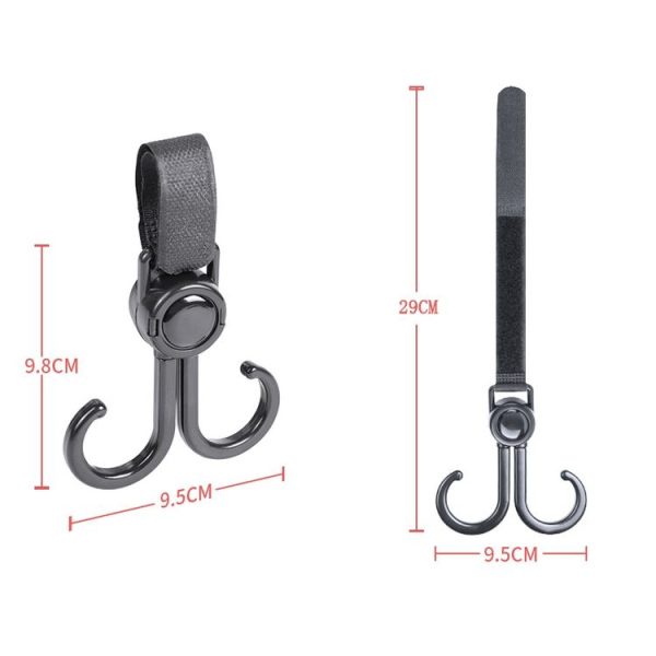 Multifunctional Wheelchair Baby Stroller Double Hooks (2 PCS / Set) - Image 3
