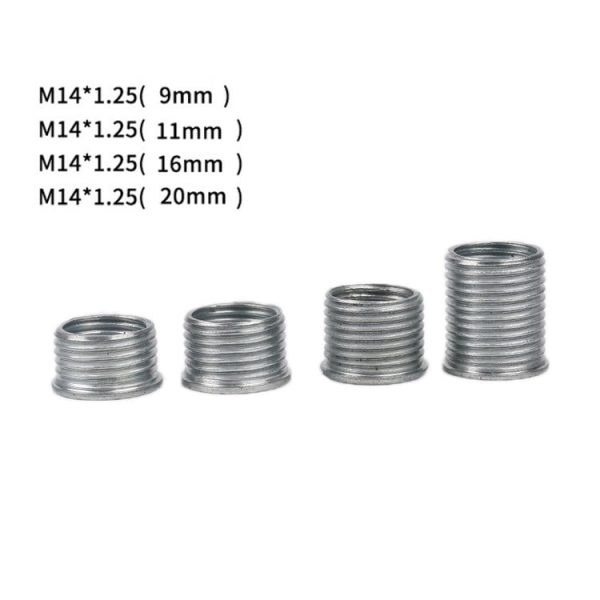5 PCS / Set 14mm Spark Plug Hole Thread Repair Tool Tap Regenerator - Image 3