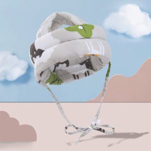 Baby Breathable Anti-fall Head Protective Cap Baby Protective Cap Toddler Bumper Cap, Spec: Gray Sheep