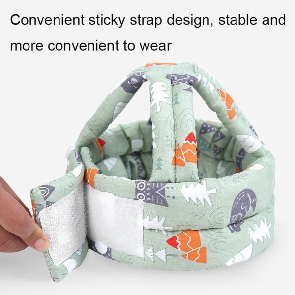 Baby Breathable Anti-fall Head Protective Cap Baby Protective Cap Toddler Bumper Cap, Spec: Gray Sheep - Image 6