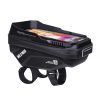 WILD MAN XT1 1L Bicycle EVA Hard Shell Phone Touch Screen Handlebar Bag (Twill)