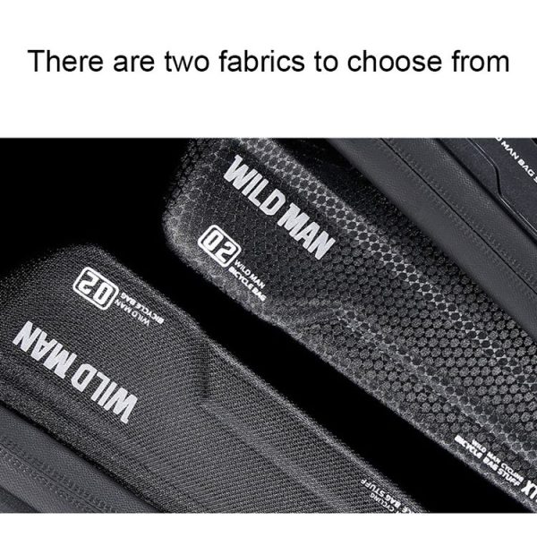 WILD MAN XT2 1L Bicycle EVA Hard Shell Waterproof Phone Touch Screen Beam Bag (Twill) - Image 5