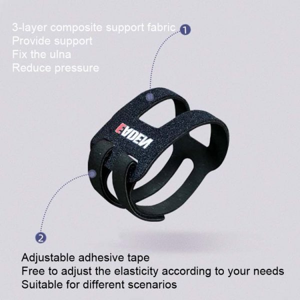 1 Pair EADEN Sports Wrist Brace Yoga Fitness TFCC Support Wrist Cover, Size: S (Comfortable Pink) - Image 2