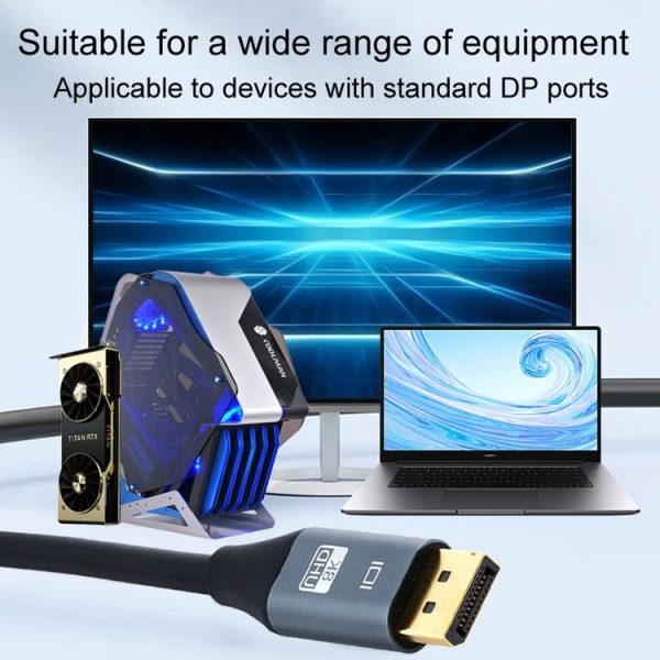 DP1.4 Version 8K DisplayPort Male to Male Electric Graphics Card HD Cable, Length: 1.5m - Image 6