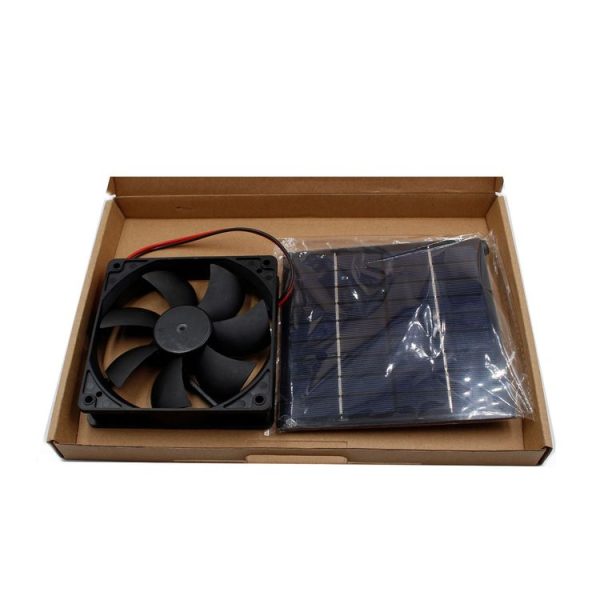 Al-043 20W Solar Mini Fan Bathroom Kitchen Solar Exhaust Fan - Image 5