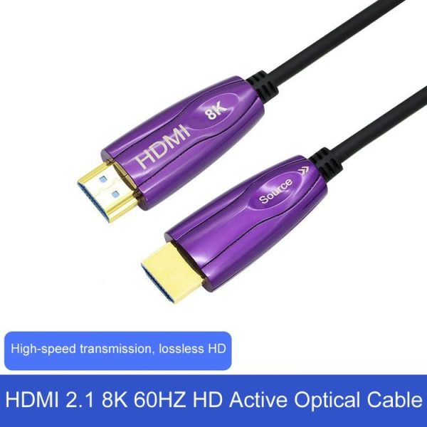 HDMI 2.1 8K 60HZ HD Active Optical Cable Computer Screen Conversion Line, Cable Length: 10m - Image 2