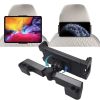 Car Rear Pillow Phone Tablet Bracket Rotatable Car Phone Holder (Black)