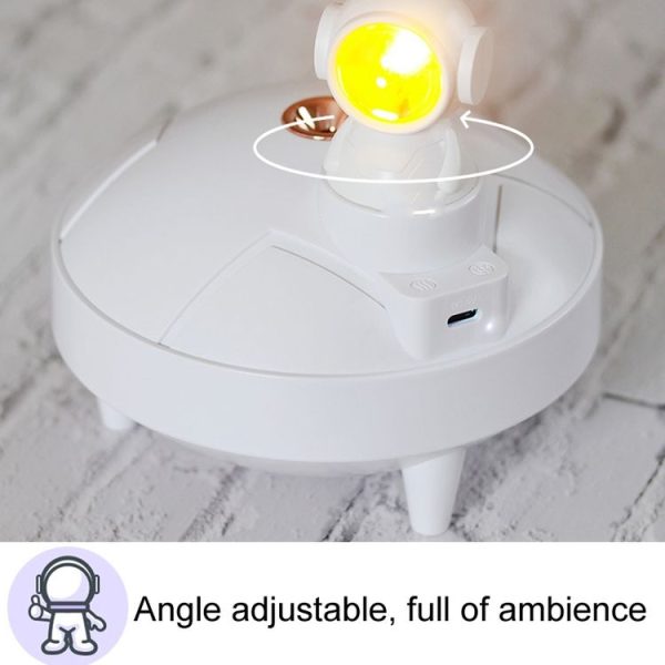 Astronaut Astronaut Humidifier Home Air Sprayer Sunset Lights (Pink) - Image 4