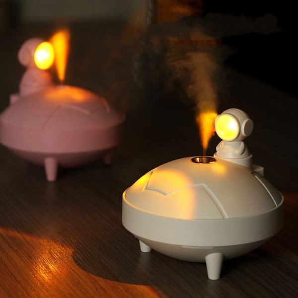 Astronaut Astronaut Humidifier Home Air Sprayer Sunset Lights (Pink) - Image 6