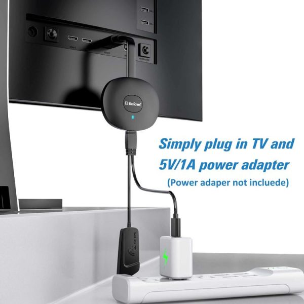 MiraScreen G26 Wireless HD Home TV Screen Projector, Specification: 2.4G+1080P (Black) - Image 3
