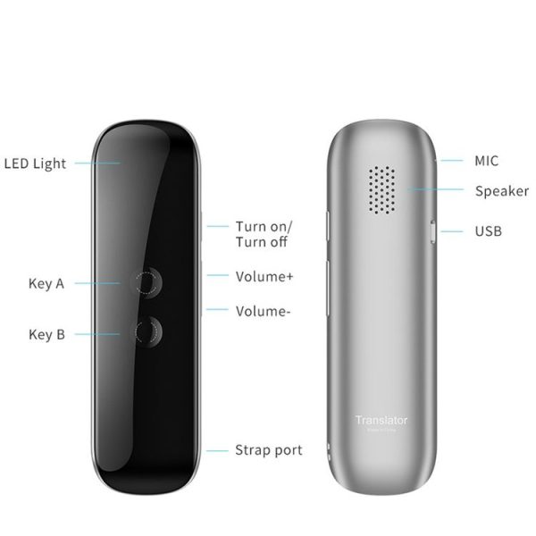 Junyue G5 Smart Language Translation Machine Bluetooth Portable Business Learning Translation Pens (Black) - Image 3