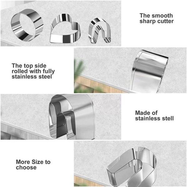 36 In 1 Stainless Steel Polymer Clay Earring Cutters Baking Mould - Image 4