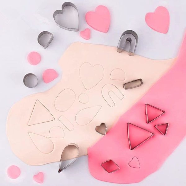36 In 1 Stainless Steel Polymer Clay Earring Cutters Baking Mould - Image 6