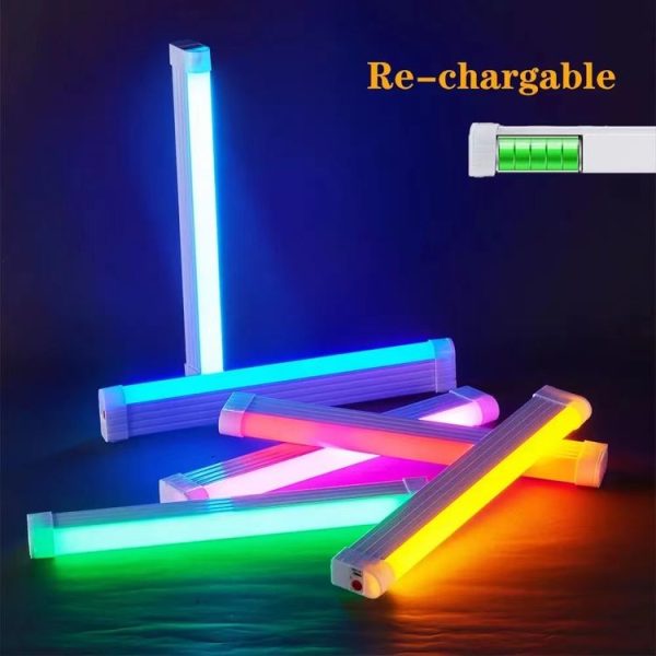 17cm Handheld Light Stick Ambient Light Rechargeable Emergency Light Tube Live Fill Light (White Light) - Image 4