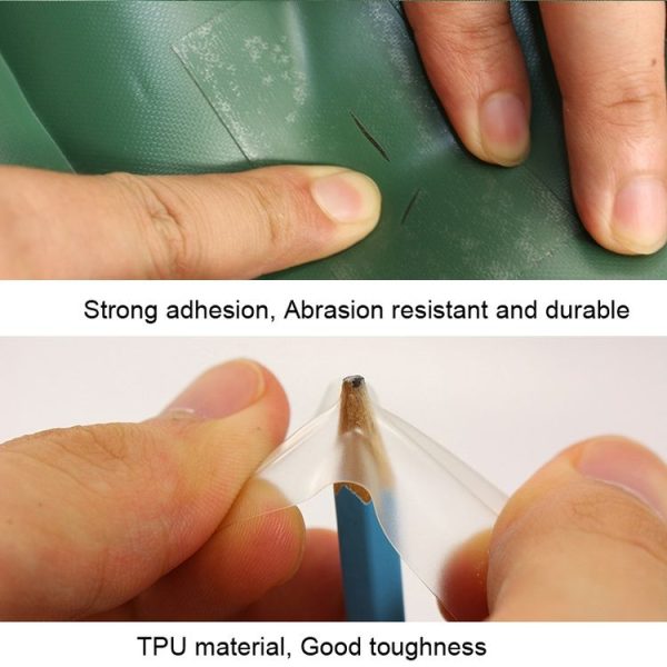 1 Roll 375cm TPU Transparent Repair Patch Tent Swim Ring Waterproof Patch Adhesive - Image 3