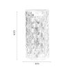 2 PCS SF-001A 1.5V Rose Ambient Light Bedside Crystal LED Desk Lamp, Color: Yellow Light - Image 3
