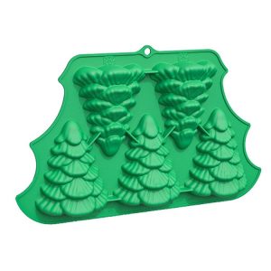 FF2569 Christmas Simulation Christmas Tree Mold Cake Mold Baking Tool, Style: 5 Even Green