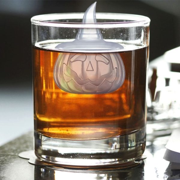 Pumpkin Ice Cream Silicone Ice Grid Mold Chocolate Whiskey Ice Cubes Ice Hockey (Black) - Image 6