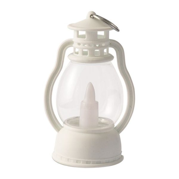 Retro Portable Kerosene Lamp Bar Home Christmas Decoration Lights, Color: White