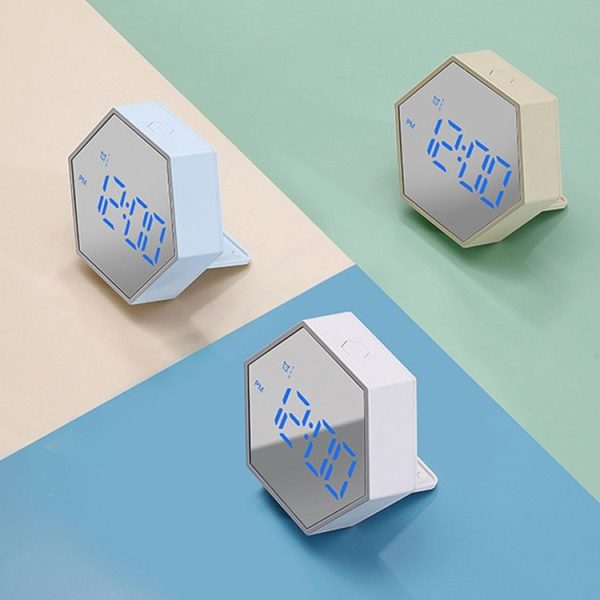 Bedroom Bedside Time Management Smart Timing Alarm Clock (Light Blue) - Image 2