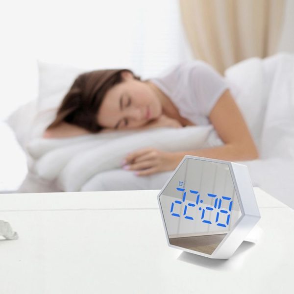 Bedroom Bedside Time Management Smart Timing Alarm Clock (Light Blue) - Image 6