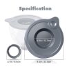 KA-T5 For KitchenAid K5GB 5QT Tilt Head Stand Mixer Glass Bowl Seal Lid - Image 2