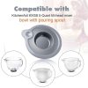 KA-T5 For KitchenAid K5GB 5QT Tilt Head Stand Mixer Glass Bowl Seal Lid - Image 3