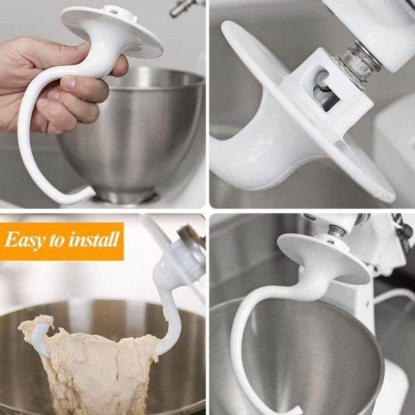 K5ADH-16 For KitchenAid 6QT Bowl-Lift Stand Mixers Home Restaurant Baking Dough Hook Mixing Tools - Image 5