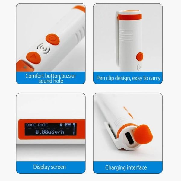 Pen Type Nuclear Radiation Detector Geiger Counter Sound Light Alarm - Image 6